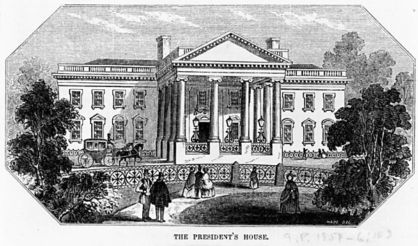White House fence 1853