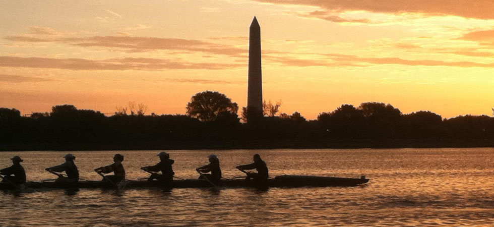 Rowers on the Potomac
