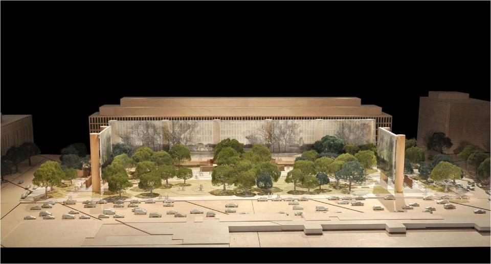 Eisenhower Memorial model