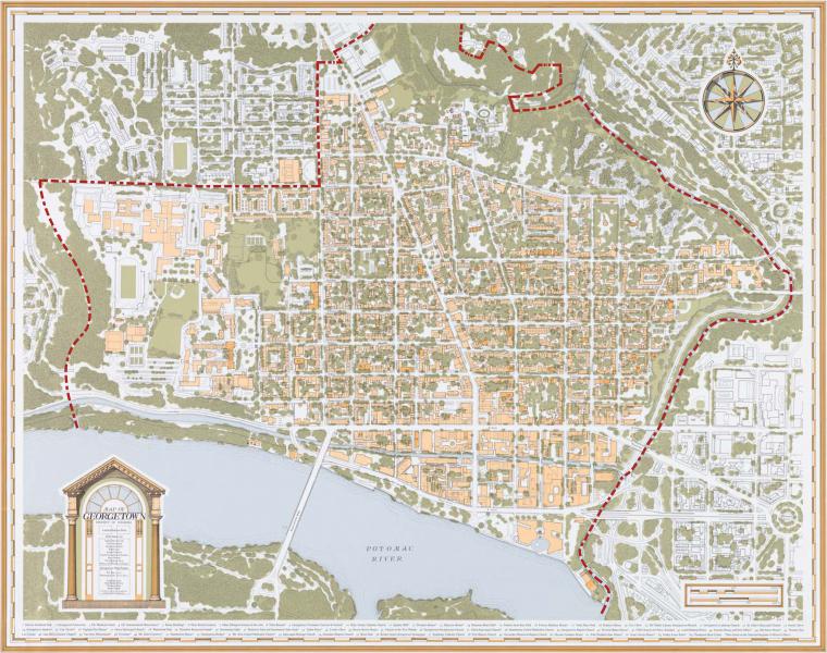 Map of Old Georgetown Historic District